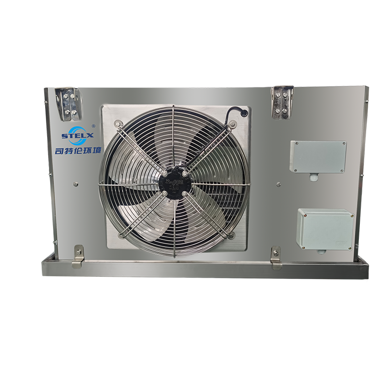Enfriador de aire compacto comercial de acero inoxidable, de poco ruido, tipo techo
