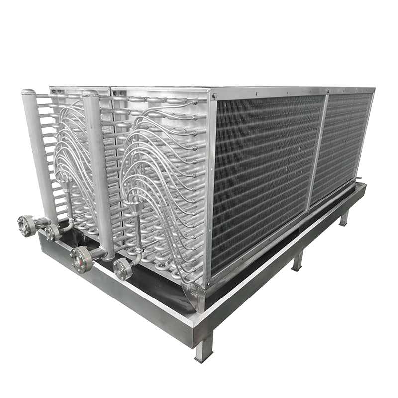 Evaporador congelador de túnel de aletas azules de amoníaco de mayor eficiencia del sistema para la industria alimentaria