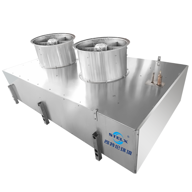 Evaporador de túnel de mariscos en espiral vertical con descongelación automática