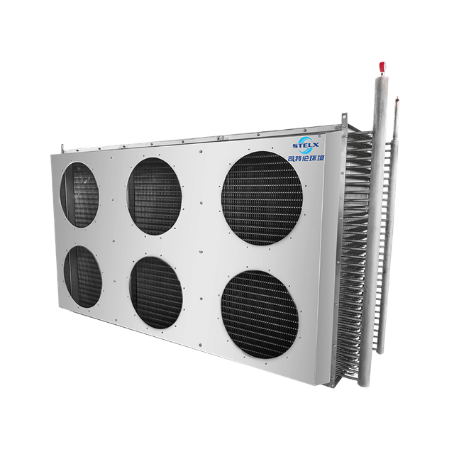 Evaporador en espiral industrial compatible con amoníaco