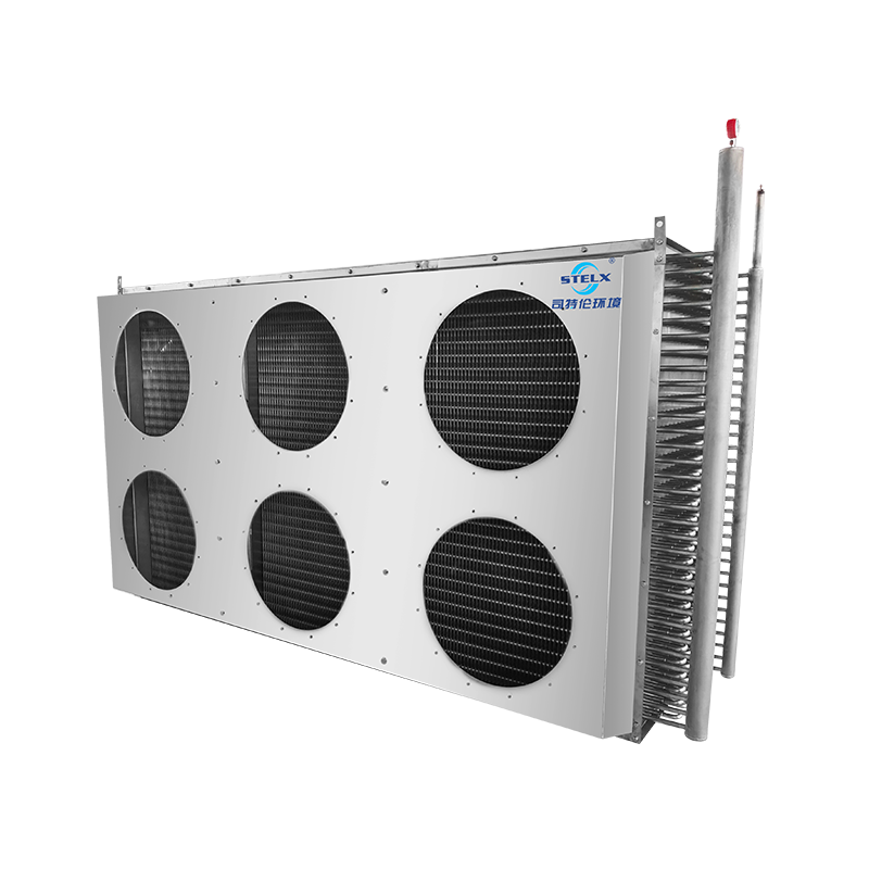 Evaporador en espiral industrial compatible con amoníaco