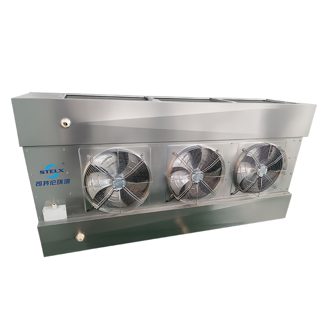 La EC industrial comercial aviva el evaporador dual del refrigerador de aire de la descarga para la planta de procesamiento de alimentos