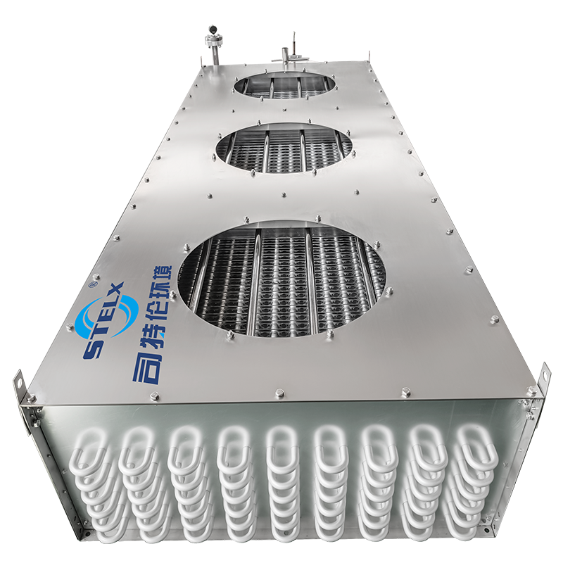 Unidades de evaporador de preenfriamiento y recongelación de aluminio apto para uso alimentario