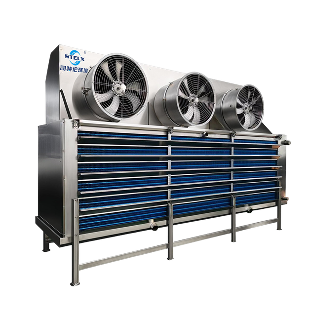 Piso que coloca las unidades industriales del evaporador del congelador de ráfaga para la conservación en cámara frigorífica grande