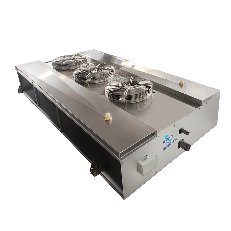 La EC industrial comercial aviva el evaporador dual del refrigerador de aire de la descarga para la planta de procesamiento de alimentos