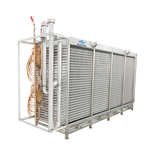 Evaporador IQF apto para uso alimentario, de baja temperatura y preparado para CO2