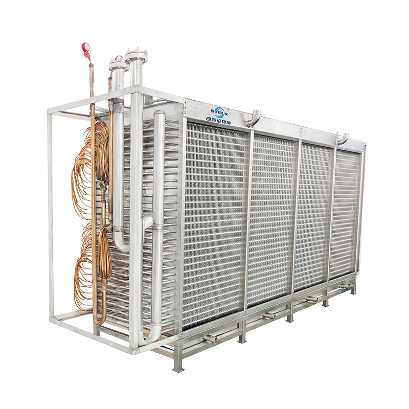 Evaporador IQF apto para uso alimentario, de baja temperatura y preparado para CO2