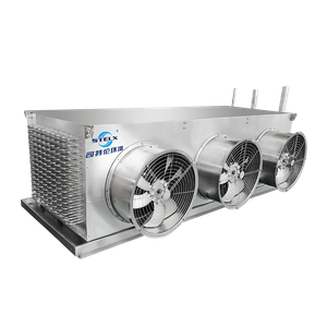 Evaporador congelador de túnel de aletas azules de amoníaco de mayor eficiencia del sistema para la industria alimentaria