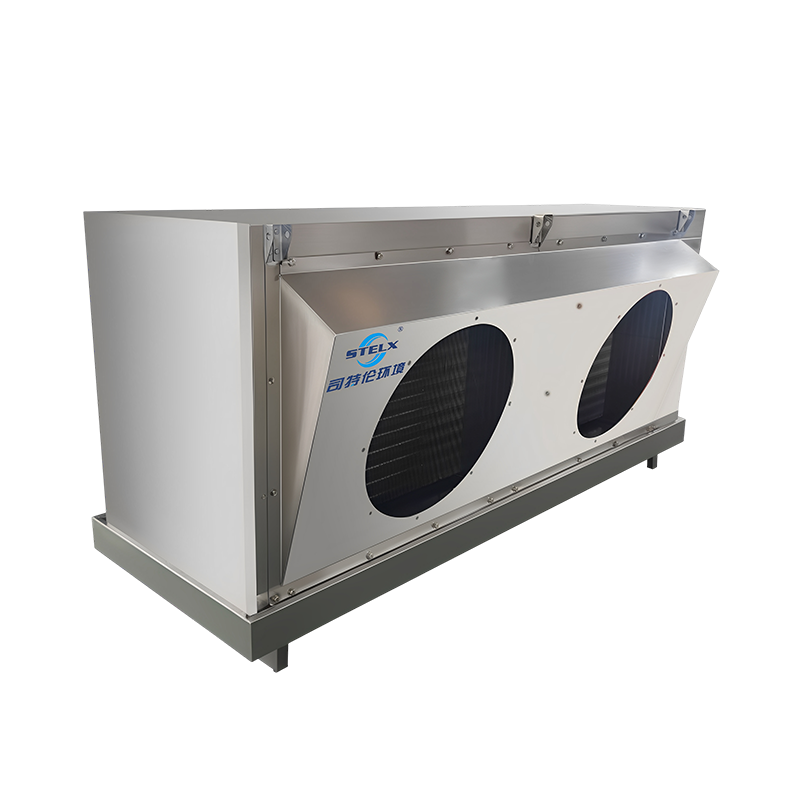 Evaporador industrial del congelador de ráfaga del proyecto oblicuo del funcionamiento confiable de poco ruido