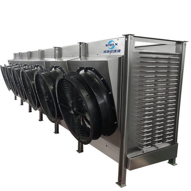 Evaporador industrial del congelador de ráfaga del proyecto oblicuo del funcionamiento confiable de poco ruido