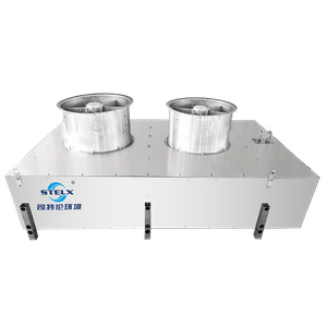 Evaporador de túnel de mariscos en espiral vertical con descongelación automática