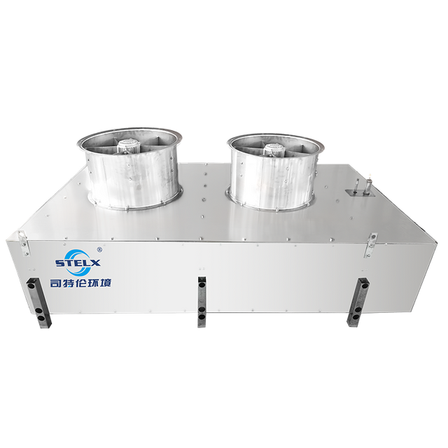 Evaporador de túnel de mariscos en espiral vertical con descongelación automática