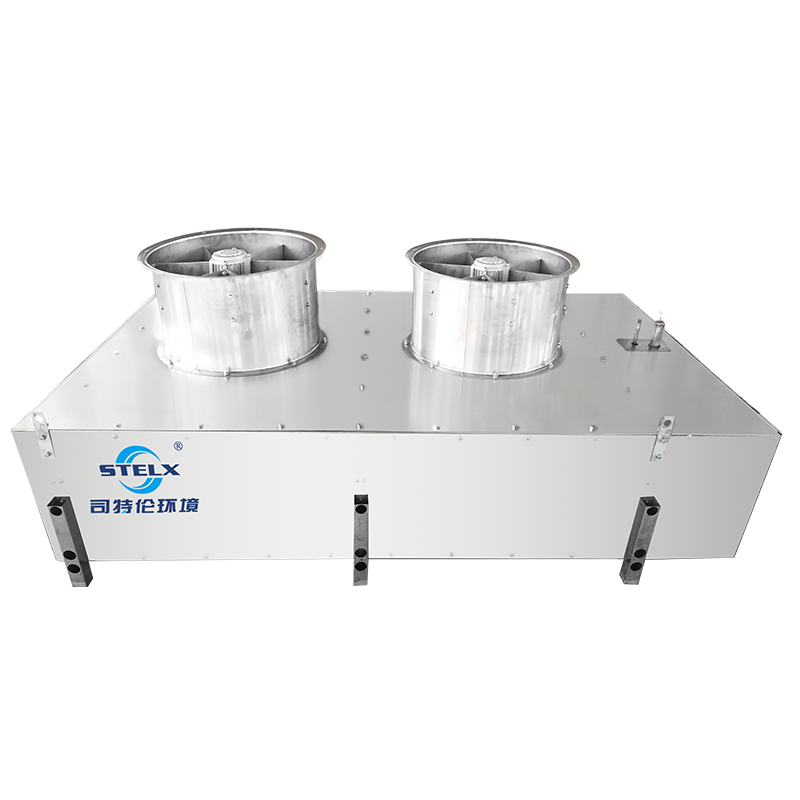 Evaporador de túnel de mariscos en espiral vertical con descongelación automática