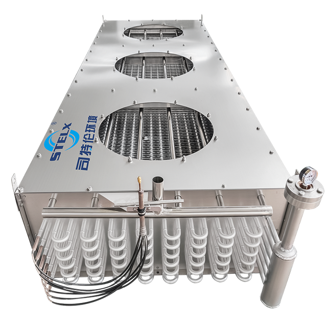 Unidades de evaporador de preenfriamiento y recongelación de aluminio apto para uso alimentario