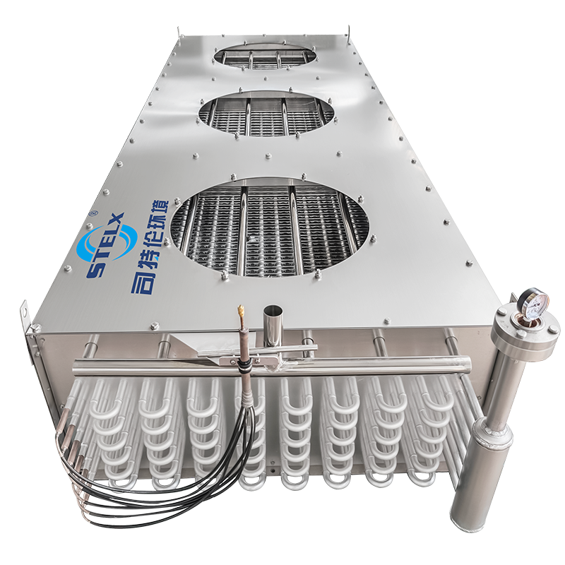 Unidades de evaporador de preenfriamiento y recongelación de aluminio apto para uso alimentario