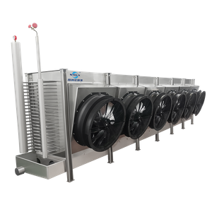 Evaporador industrial del congelador de ráfaga del proyecto oblicuo del funcionamiento confiable de poco ruido