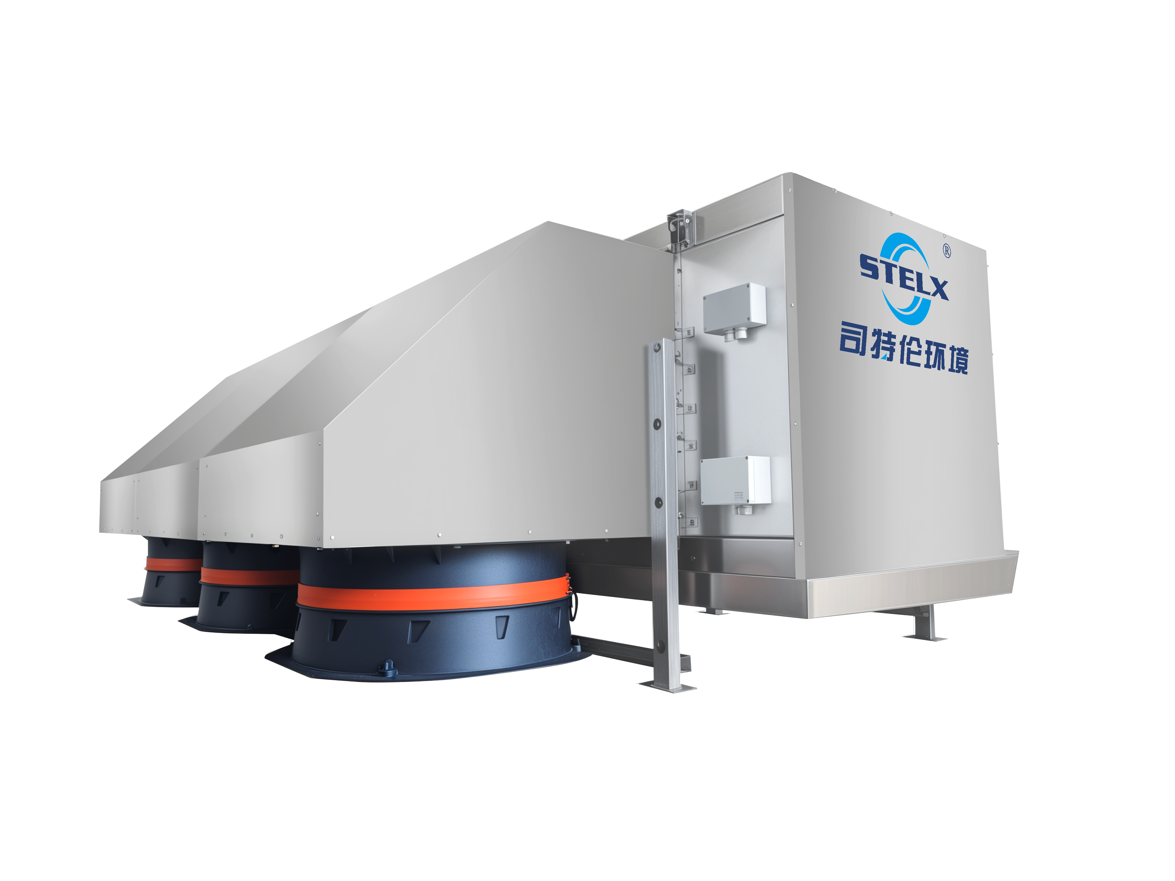 Enfriador de aire de baja temperatura, alto rendimiento y largo alcance