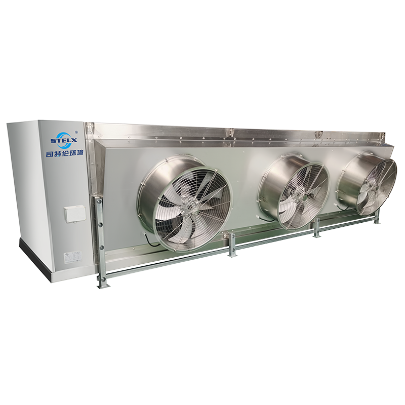 Evaporador industrial del congelador de ráfaga del proyecto oblicuo del funcionamiento confiable de poco ruido